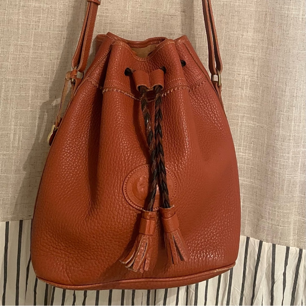 Vintage Dooney & Bourke drawstring brown purse